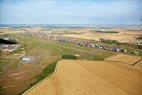 Photos aériennes de "montgolfières" - Photo réf. C157857 - Lorraine Mondial Air Ballons 2015 : Vol du Dimanche 26 Juillet le matin lors du Record Mondial de Dcollage en Ligne. (The Great Line, In-line Mass Ascent)