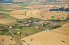 Photos aériennes de Chambley-Bussières (54890) | Meurthe-et-Moselle, Lorraine, France - Photo réf. C157917 - Lorraine Mondial Air Ballons 2015 : Vol du Dimanche 26 Juillet le matin lors du Record Mondial de Dcollage en Ligne. (The Great Line, In-line Mass Ascent)