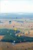 Photos aériennes de "montgolfières" - Photo réf. C157933 - Lorraine Mondial Air Ballons 2015 : Vol du Dimanche 26 Juillet le matin lors du Record Mondial de Dcollage en Ligne. (The Great Line, In-line Mass Ascent)