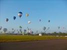 Photos aériennes de "montgolfières" - Photo réf. E157960 - Lorraine Mondial Air Ballons 2015 : Vol du Vendredi 31 Juillet le matin.