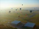 Photos aériennes de "ballon" - Photo réf. E157961 - Lorraine Mondial Air Ballons 2015 : Vol du Vendredi 31 Juillet le matin.