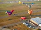 Photos aériennes de "montgolfières" - Photo réf. E157963 - Lorraine Mondial Air Ballons 2015 : Vol du Vendredi 31 Juillet le matin.