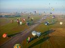 Photos aériennes de "ballon" - Photo réf. E157966 - Lorraine Mondial Air Ballons 2015 : Vol du Vendredi 31 Juillet le matin.