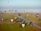 Photos aériennes de "montgolfières" - Photo réf. E157967 - Lorraine Mondial Air Ballons 2015 : Vol du Vendredi 31 Juillet le matin.