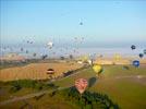 Photos aériennes de "ballon" - Photo réf. E157970 - Lorraine Mondial Air Ballons 2015 : Vol du Vendredi 31 Juillet le matin.
