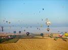 Photos aériennes de "ballon" - Photo réf. E157973 - Lorraine Mondial Air Ballons 2015 : Vol du Vendredi 31 Juillet le matin.
