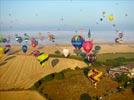 Photos aériennes de "ballon" - Photo réf. E157979 - Lorraine Mondial Air Ballons 2015 : Vol du Vendredi 31 Juillet le matin.