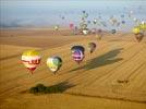 Photos aériennes de "ballon" - Photo réf. E157982 - Lorraine Mondial Air Ballons 2015 : Vol du Vendredi 31 Juillet le matin.