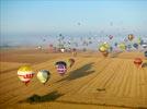 Photos aériennes de "montgolfières" - Photo réf. E157983 - Lorraine Mondial Air Ballons 2015 : Vol du Vendredi 31 Juillet le matin.