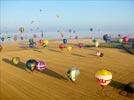 Photos aériennes de "montgolfière" - Photo réf. E157986 - Lorraine Mondial Air Ballons 2015 : Vol du Vendredi 31 Juillet le matin.