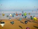 Photos aériennes de "montgolfière" - Photo réf. E157993 - Lorraine Mondial Air Ballons 2015 : Vol du Vendredi 31 Juillet le matin.