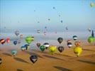 Photos aériennes de "montgolfière" - Photo réf. E157995 - Lorraine Mondial Air Ballons 2015 : Vol du Vendredi 31 Juillet le matin.