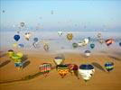 Photos aériennes de "ballon" - Photo réf. E157996 - Lorraine Mondial Air Ballons 2015 : Vol du Vendredi 31 Juillet le matin.