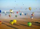 Photos aériennes de "montgolfières" - Photo réf. E158000 - Lorraine Mondial Air Ballons 2015 : Vol du Vendredi 31 Juillet le matin.