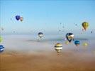 Photos aériennes de "ballon" - Photo réf. E158007 - Lorraine Mondial Air Ballons 2015 : Vol du Vendredi 31 Juillet le matin.