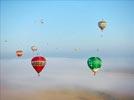 Photos aériennes de "montgolfière" - Photo réf. E158009 - Lorraine Mondial Air Ballons 2015 : Vol du Vendredi 31 Juillet le matin.