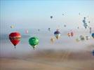 Photos aériennes de "ballon" - Photo réf. E158010 - Lorraine Mondial Air Ballons 2015 : Vol du Vendredi 31 Juillet le matin.
