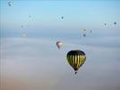 Photos aériennes de "ballon" - Photo réf. E158014 - Lorraine Mondial Air Ballons 2015 : Vol du Vendredi 31 Juillet le matin.