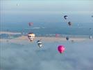 Photos aériennes de "ballon" - Photo réf. E158021 - Lorraine Mondial Air Ballons 2015 : Vol du Vendredi 31 Juillet le matin.