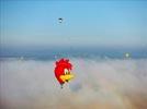 Photos aériennes de "montgolfières" - Photo réf. E158034 - Lorraine Mondial Air Ballons 2015 : Vol du Vendredi 31 Juillet le matin.