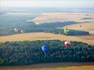 Photos aériennes de "ballon" - Photo réf. E158043 - Lorraine Mondial Air Ballons 2015 : Vol du Vendredi 31 Juillet le matin.
