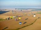 Photos aériennes de "ballon" - Photo réf. E158045 - Lorraine Mondial Air Ballons 2015 : Vol du Vendredi 31 Juillet le matin.
