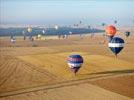 Photos aériennes de "ballon" - Photo réf. E158046 - Lorraine Mondial Air Ballons 2015 : Vol du Vendredi 31 Juillet le matin.