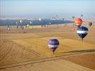 Photos aériennes de "montgolfières" - Photo réf. E158046 - Lorraine Mondial Air Ballons 2015 : Vol du Vendredi 31 Juillet le matin.