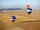 Photos aériennes de "ballon" - Photo réf. E158047 - Lorraine Mondial Air Ballons 2015 : Vol du Vendredi 31 Juillet le matin.