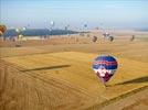Photos aériennes de "ballon" - Photo réf. E158050 - Lorraine Mondial Air Ballons 2015 : Vol du Vendredi 31 Juillet le matin.