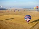 Photos aériennes de "ballon" - Photo réf. E158051 - Lorraine Mondial Air Ballons 2015 : Vol du Vendredi 31 Juillet le matin.