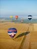 Photos aériennes de "montgolfières" - Photo réf. E158052 - Lorraine Mondial Air Ballons 2015 : Vol du Vendredi 31 Juillet le matin.