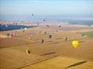 Photos aériennes de "ballon" - Photo réf. E158055 - Lorraine Mondial Air Ballons 2015 : Vol du Vendredi 31 Juillet le matin.