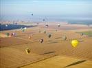 Photos aériennes de "montgolfières" - Photo réf. E158055 - Lorraine Mondial Air Ballons 2015 : Vol du Vendredi 31 Juillet le matin.