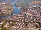 Photos aériennes de Villeneuve-sur-Yonne (89500) - Le Centre Ville | Yonne, Bourgogne-Franche-Comté, France - Photo réf. E161353