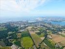 Photos aériennes de "rance" - Photo réf. E161527 - Vue très générale de l'Estuaire de la Rance avec Saint-Malo, Dinard, La Richardais 