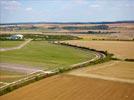 Photos aériennes de "nouvelle" - Photo réf. E161599 - La nouvelle route dpartementale qui contourne l'arodrome