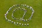 Photos aériennes de Giraumont (54780) - Logo humain 2016 | Meurthe-et-Moselle, Grand Est, France - Photo réf. C162454