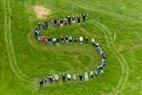 Photos aériennes de Moineville (54580) - Logo humain 2016 | Meurthe-et-Moselle, Grand Est, France - Photo réf. C162473