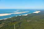 Photos aériennes de La Teste-de-Buch (33260) - La Dune du Pyla | Gironde, Aquitaine, France - Photo réf. C164713 - La Dune du Pilat et le Banc d'Arguin