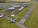 Photos aériennes de "spectacle" - Photo réf. E162504 - Show arien d'envergure  l'occasion du Free Flight World Masters 2016 de Chambley avec la Patrouille de France !