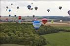 Photos aériennes de Chambley-Bussières (54890) - Mondial Air Ballons 2017 | Meurthe-et-Moselle, Lorraine, France - Photo réf. E165988 - Mondial Air Ballons 2017 : Vol du Samedi 22 Juillet le soir.