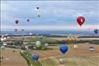 Photos aériennes de "Mondial" - Photo réf. E166046 - Mondial Air Ballons 2017 : Vol du Samedi 22 Juillet le soir.