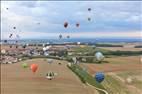 Photos aériennes de "Mondial" - Photo réf. E166048 - Mondial Air Ballons 2017 : Vol du Samedi 22 Juillet le soir.