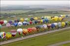 Photos aériennes de Chambley-Bussières (54890) | Meurthe-et-Moselle, Lorraine, France - Photo réf. E166183 - Mondial Air Ballons 2017 : Vol du Vendredi 28 Juillet le matin : Record du monde de dcollage en ligne, 456 montgolfires !