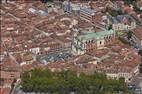 Photos aériennes de "notre" - Photo réf. E167083 - Le coeur de ville avec la Cathédrale Notre-Dame-de-l'Assomption