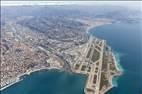 Photos aériennes de "cote" - Photo réf. E168608 - L'aéroport de Nice-Côte d'Azur