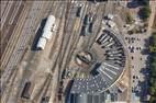 Photos aériennes de Thionville (57100) - La Gare et le Fort de Yutz | Moselle, Lorraine, France - Photo réf. E170911