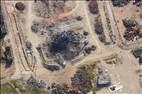 Photos aériennes de "centrale" - Photo réf. E170924 - La centrale éléctrique de Richemont après sa démolition.
