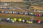 Photos aériennes - Mondial Air Ballons 2019 - Photo réf. E172848 - Grand Est Mondial Air Ballons 2019 : Grande Ligne du lundi 29 Juillet au matin.